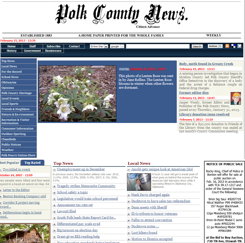 Polk County News